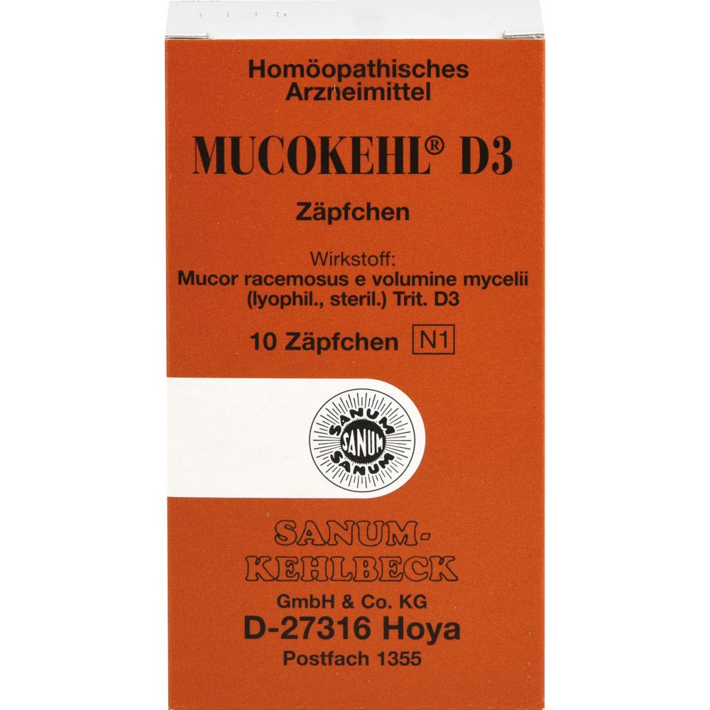 MUCOKEHL D 3 Zäpfchen