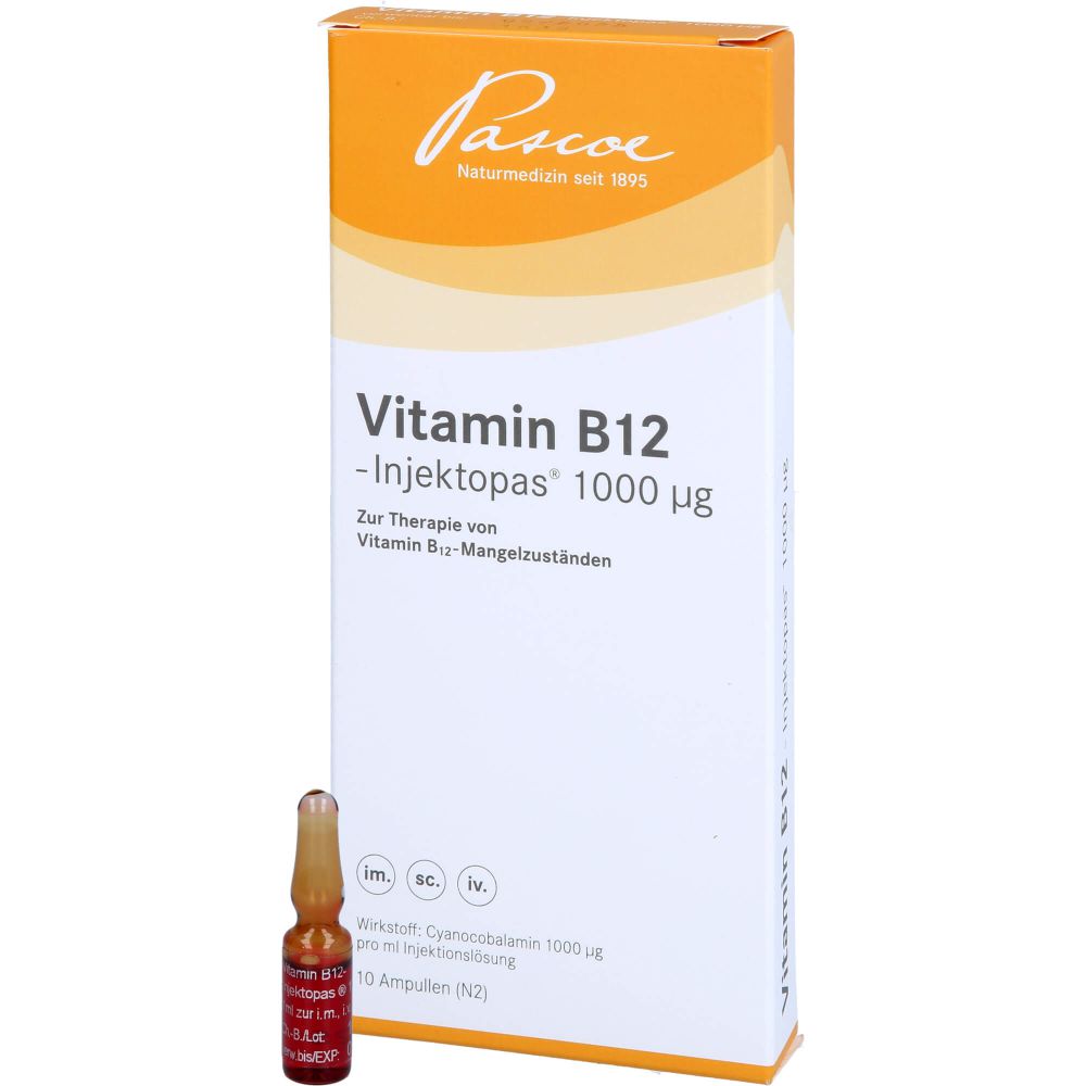 Vitamin B12 Injektopas 1.000 μg Injektionslsg. 10 ml