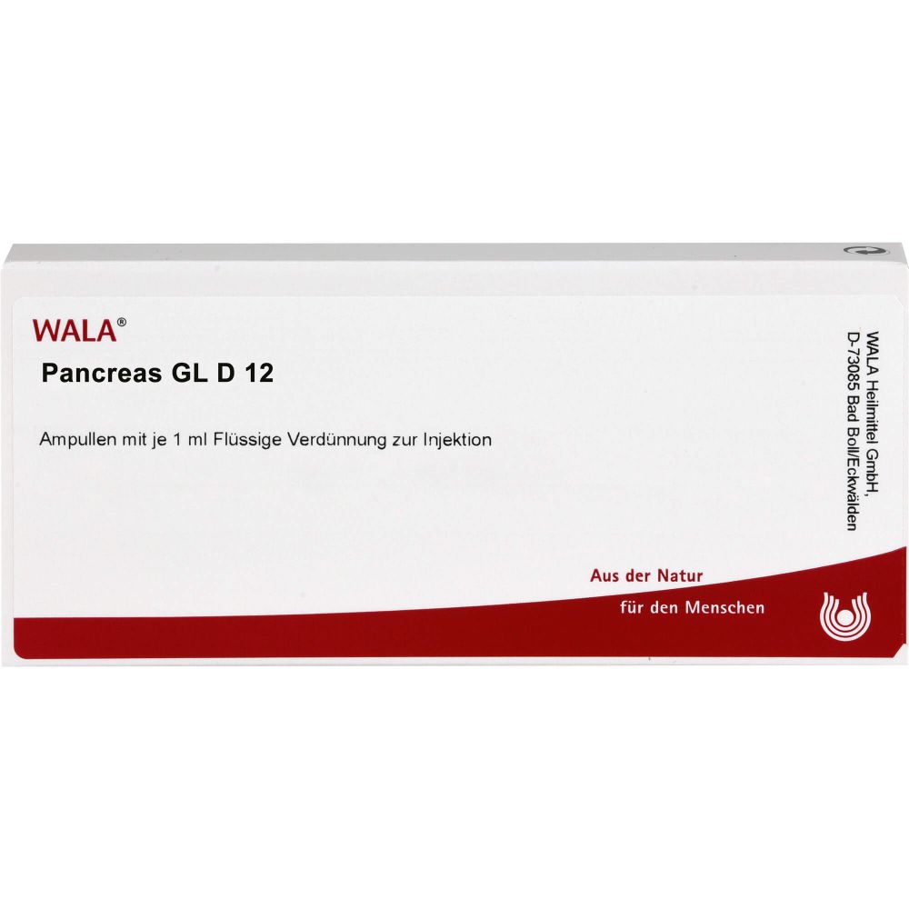 Wala Pancreas Gl D 12 Ampullen 10 ml 10 ml