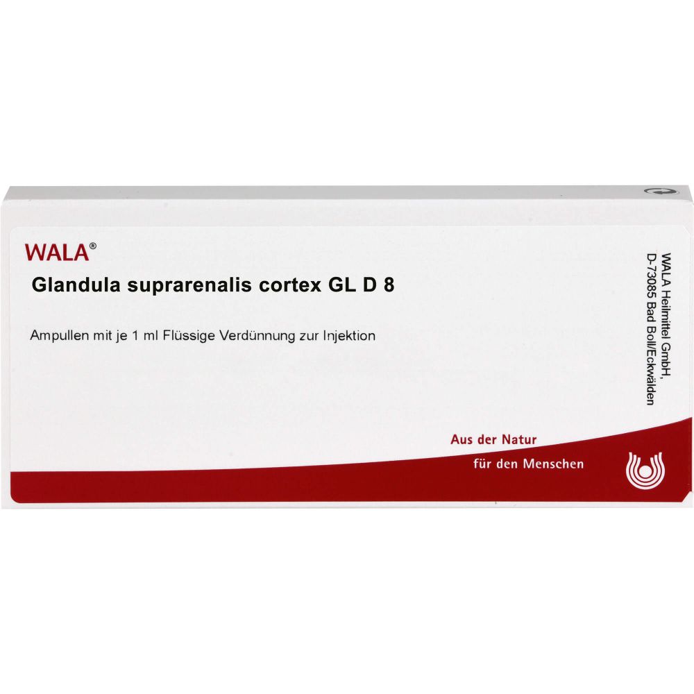 WALA GLANDULA SUPRARENALIS cortex GL D 8 Ampullen