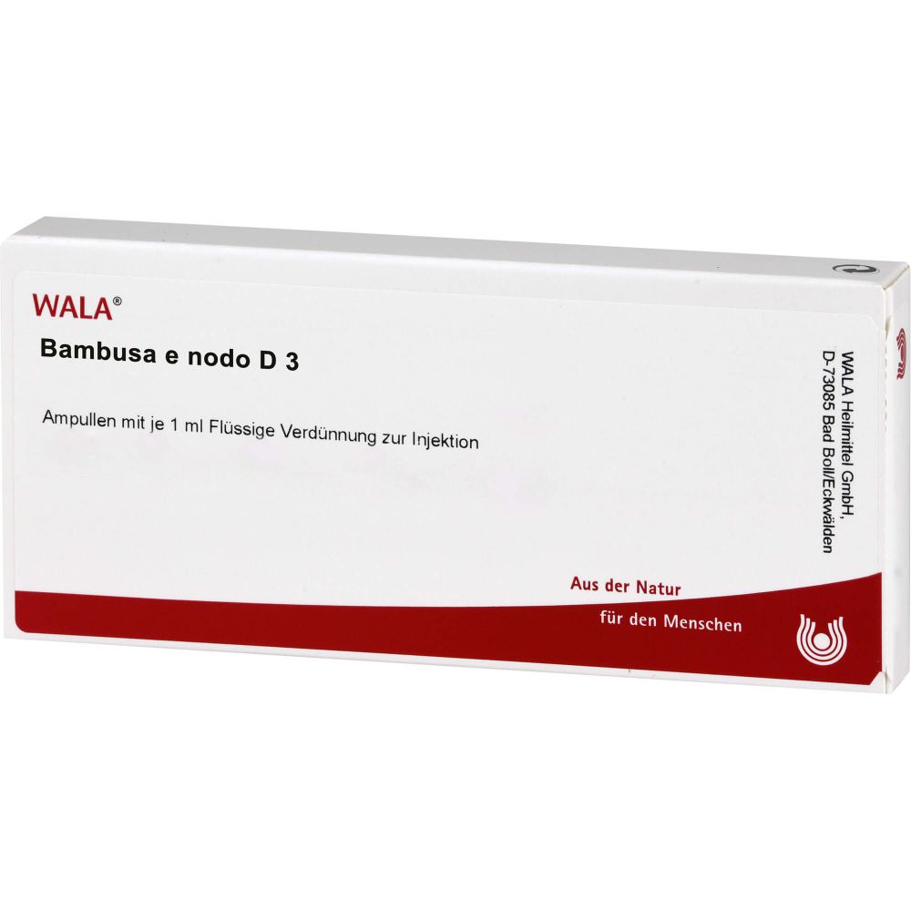 Wala Bambusa E Nodo D 3 Ampullen 10 ml 10 ml