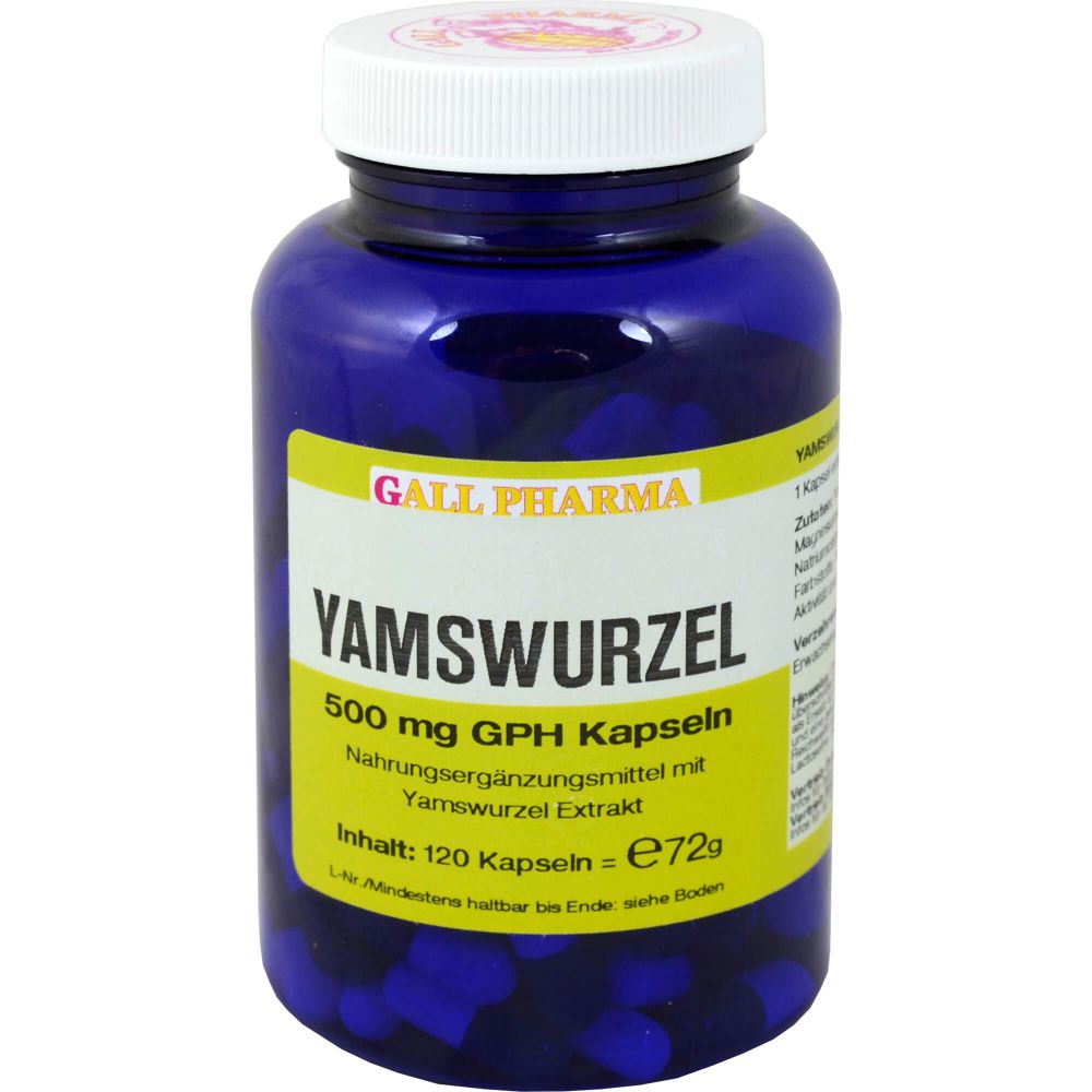 YAMSWURZEL 500 mg GPH Kapseln 120 St PZN03378302 - Bild 1 von 1