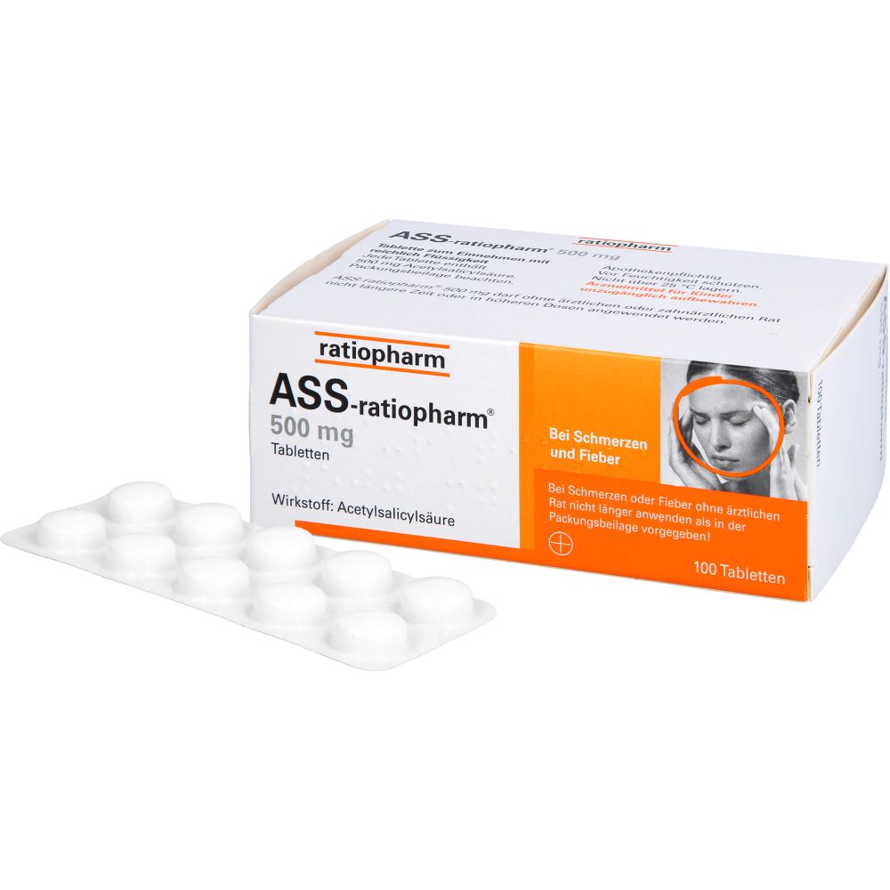 ASS-ratiopharm 500 mg Tabletten