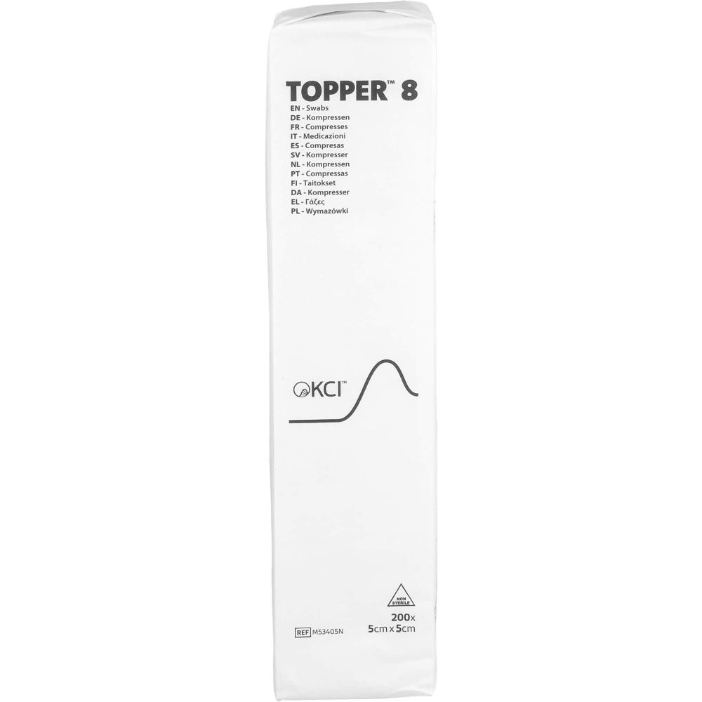 TOPPER 8 Kompr.5x5 cm unsteril
