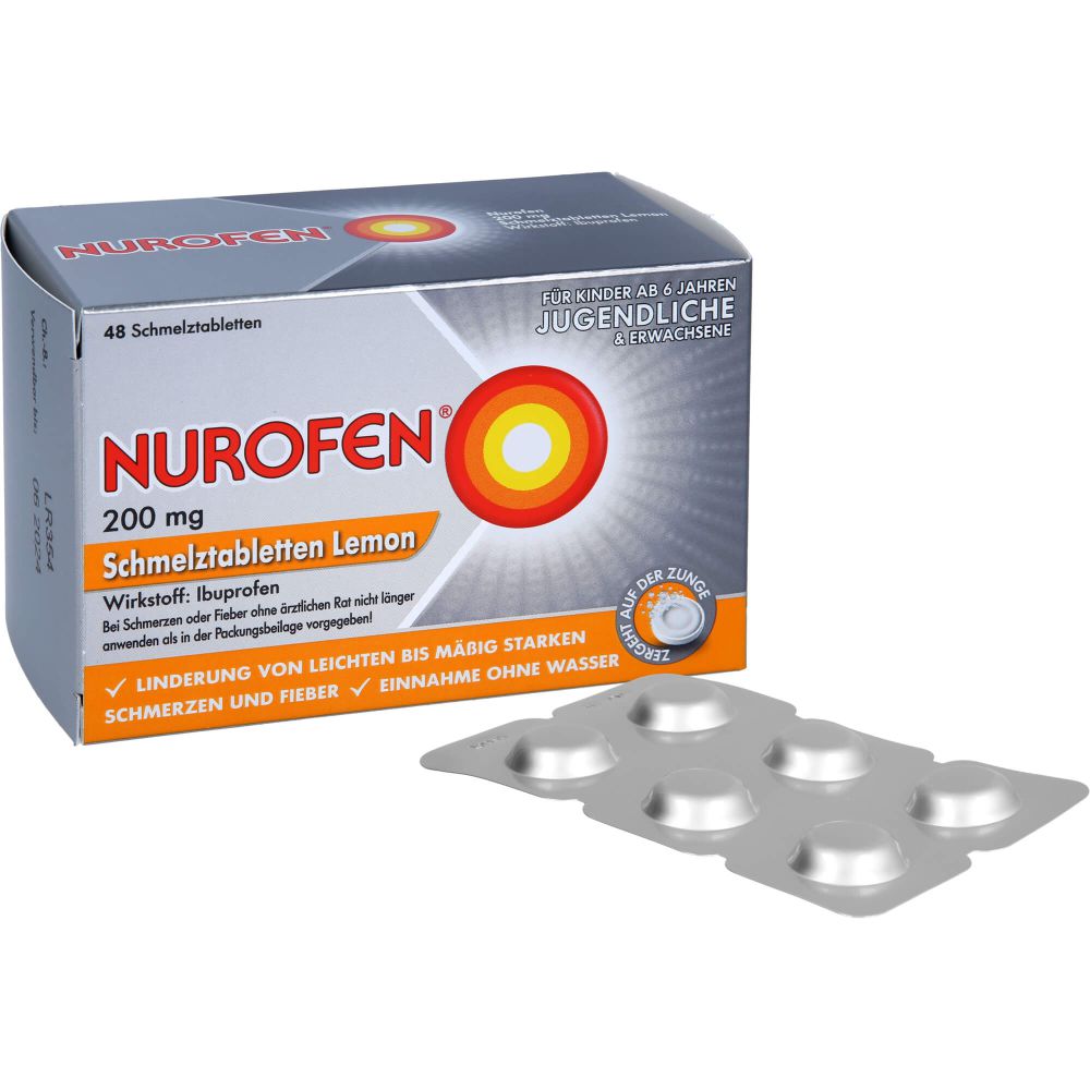 NUROFEN 200 mg Schmelztabletten Lemon