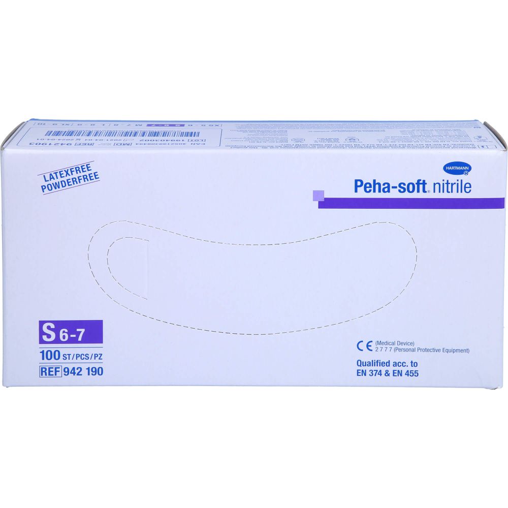 PEHA-SOFT nitrile Unt.Handsch.unste.puderfrei S