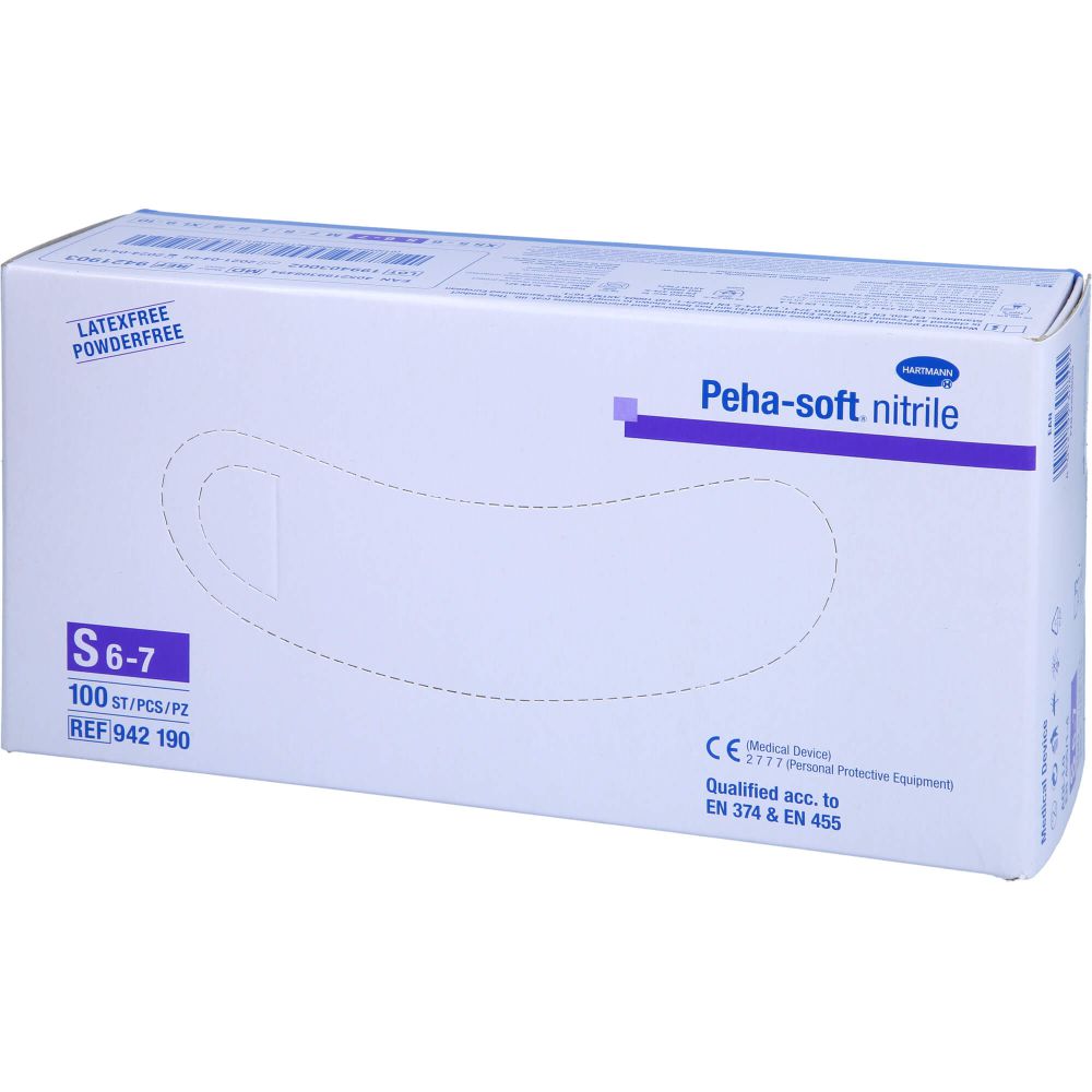 PEHA-SOFT nitrile Unt.Handsch.unste.puderfrei S