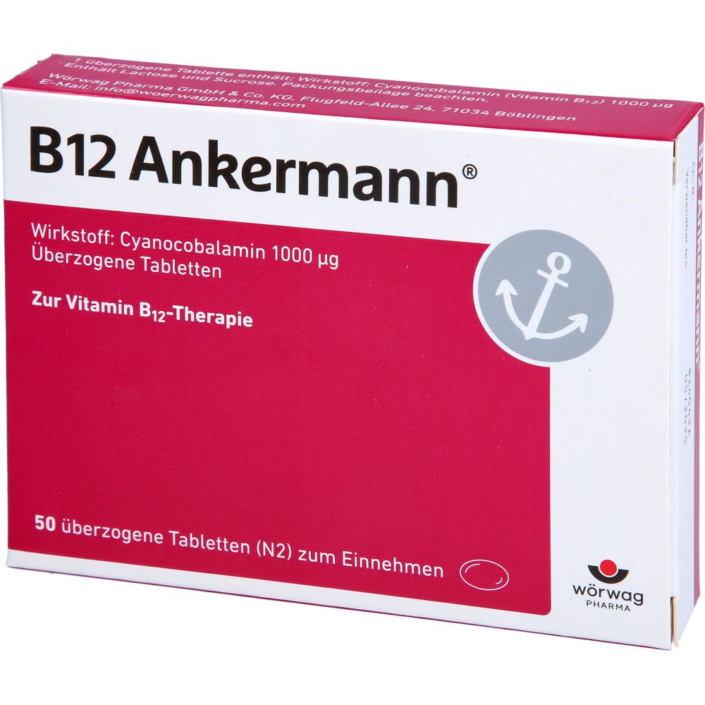 B12 Ankermann überzogene Tabletten 50 St
