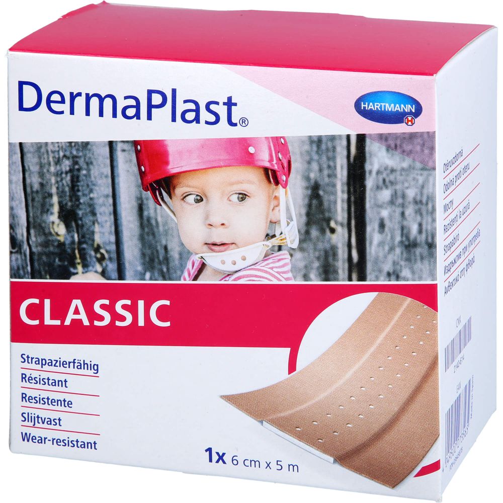 DERMAPLAST CLASSIC Wundpflaster 6 cmx5 m