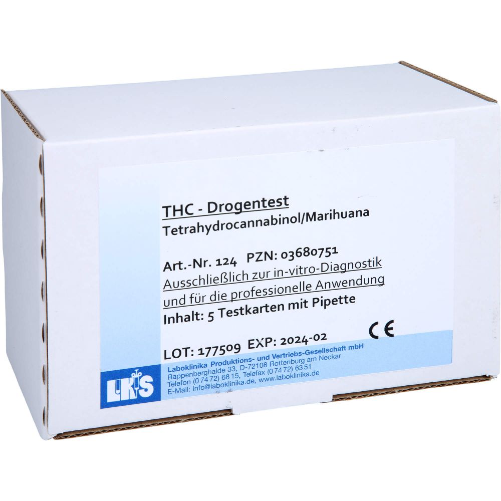 DROGENTEST Tetrahydrocann.Single Card Urin LKS 5 St - Schwangerschaftstest  - Sexualität & Partnerschaft - Themen - Apothekenshop