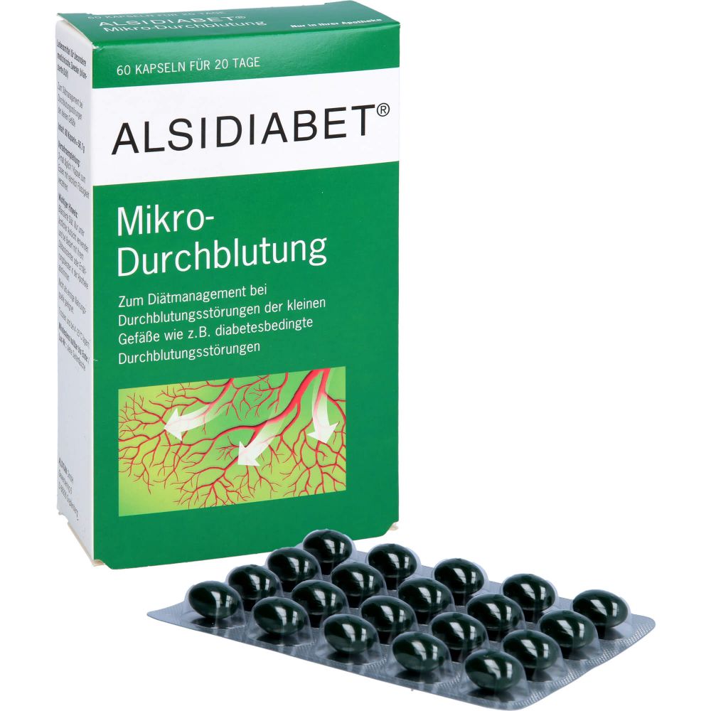 ALSIDIABET Diabetiker Mikro Durchblutung Kapseln