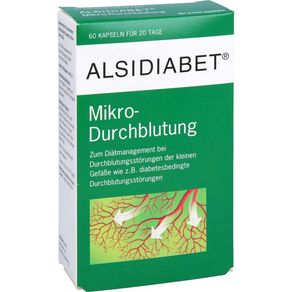 ALSIDIABET Diabetiker Mikro Durchblutung Kapseln