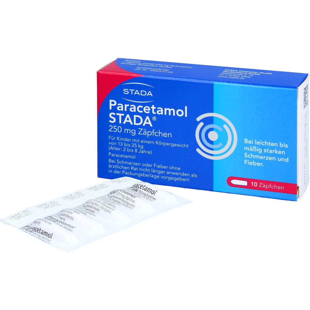 PARACETAMOL STADA 250 mg Zäpfchen