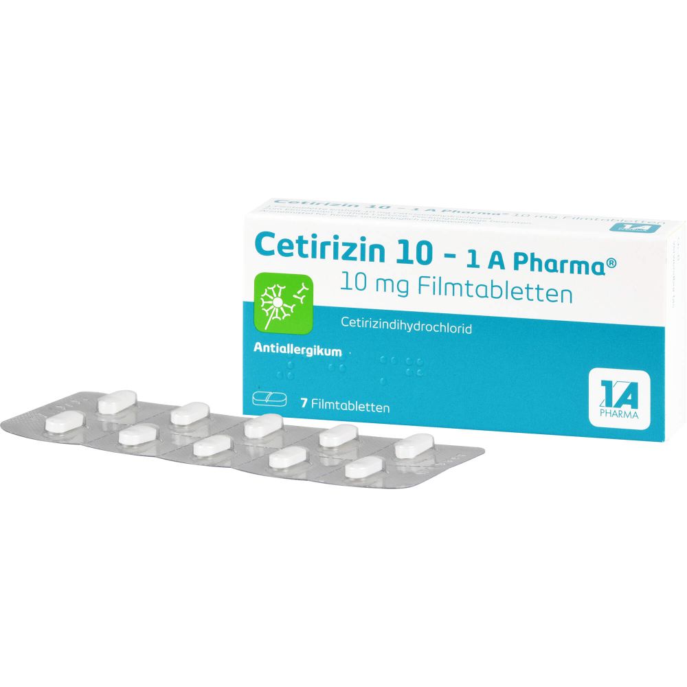 Cetirizin 10-1A Pharma Filmtabletten 7 St