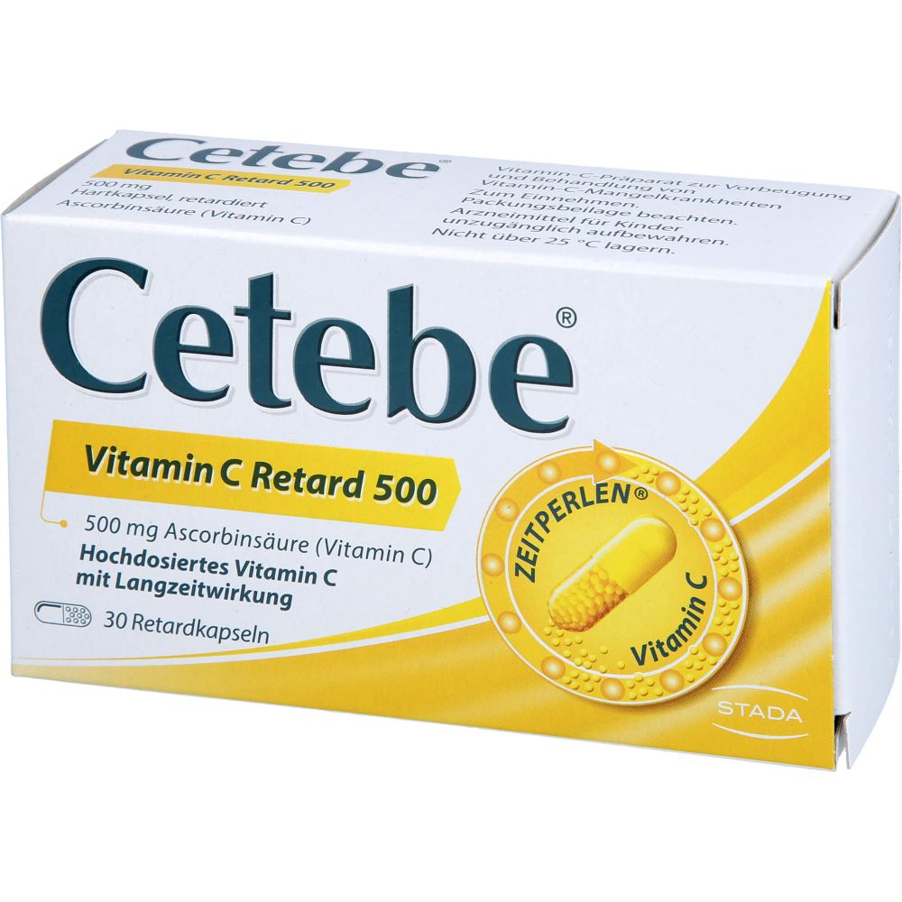 CETEBE Vitamin C Retardkapseln 500 mg