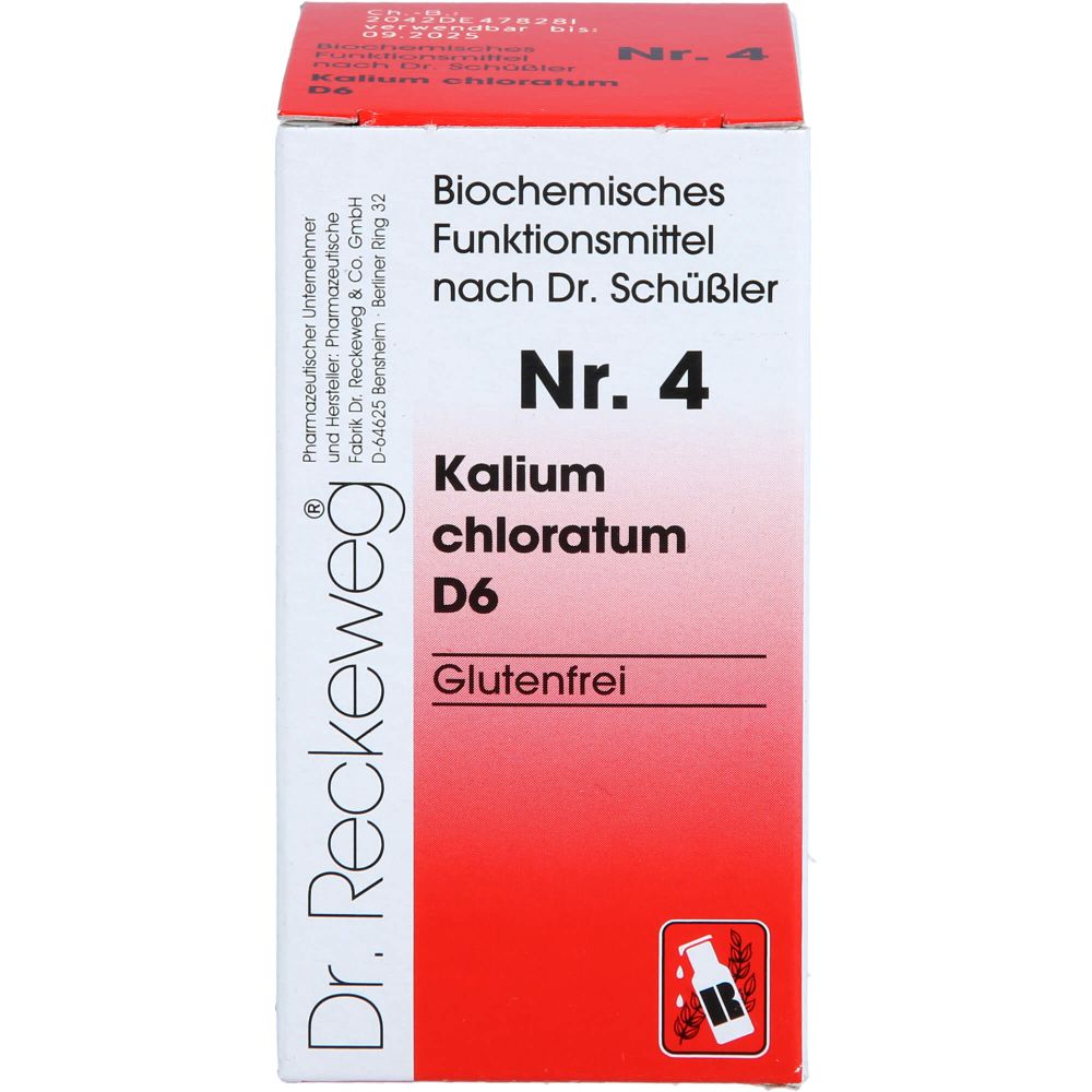 Biochemie 4 Kalium chloratum D 6 Tabletten 200 St