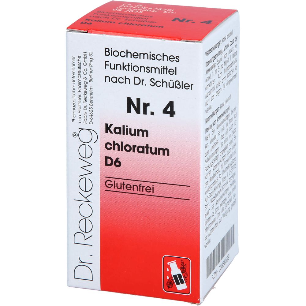 Biochemie 4 Kalium chloratum D 6 Tabletten 200 St