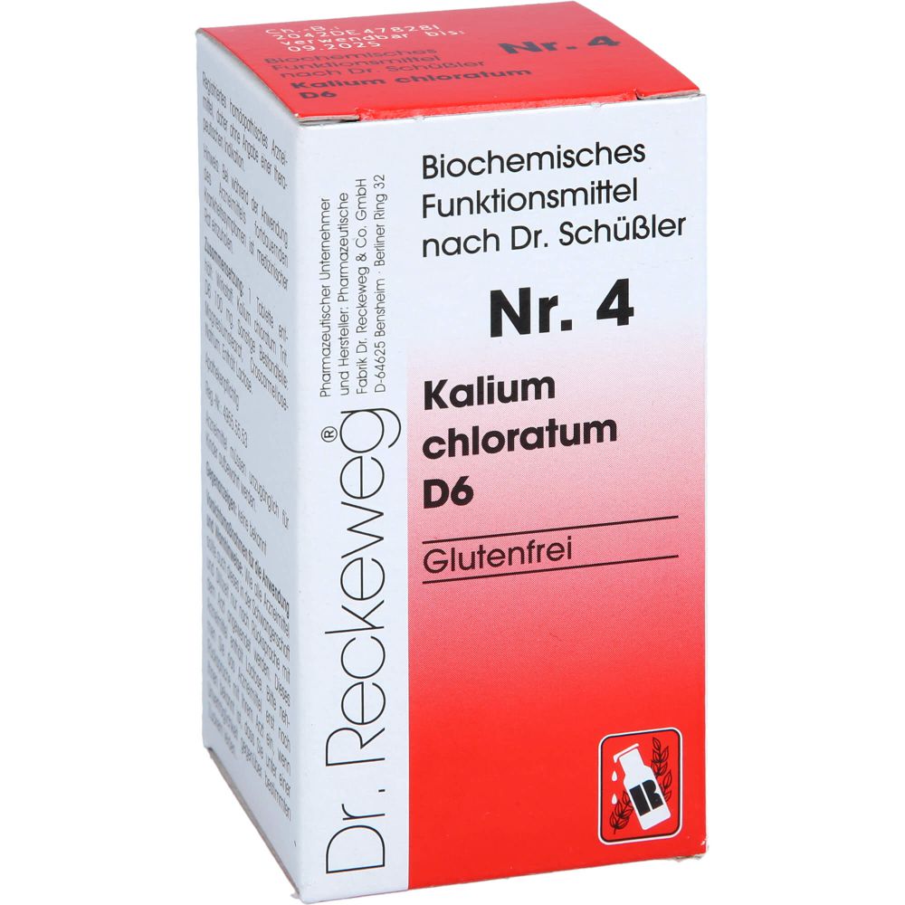 Biochemie 4 Kalium chloratum D 6 Tabletten 200 St