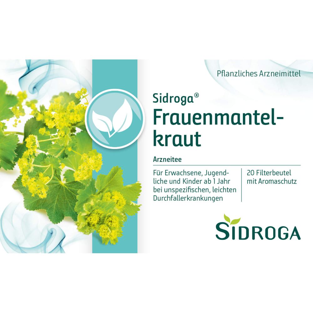 SIDROGA Frauenmantelkraut Tee Filterbeutel