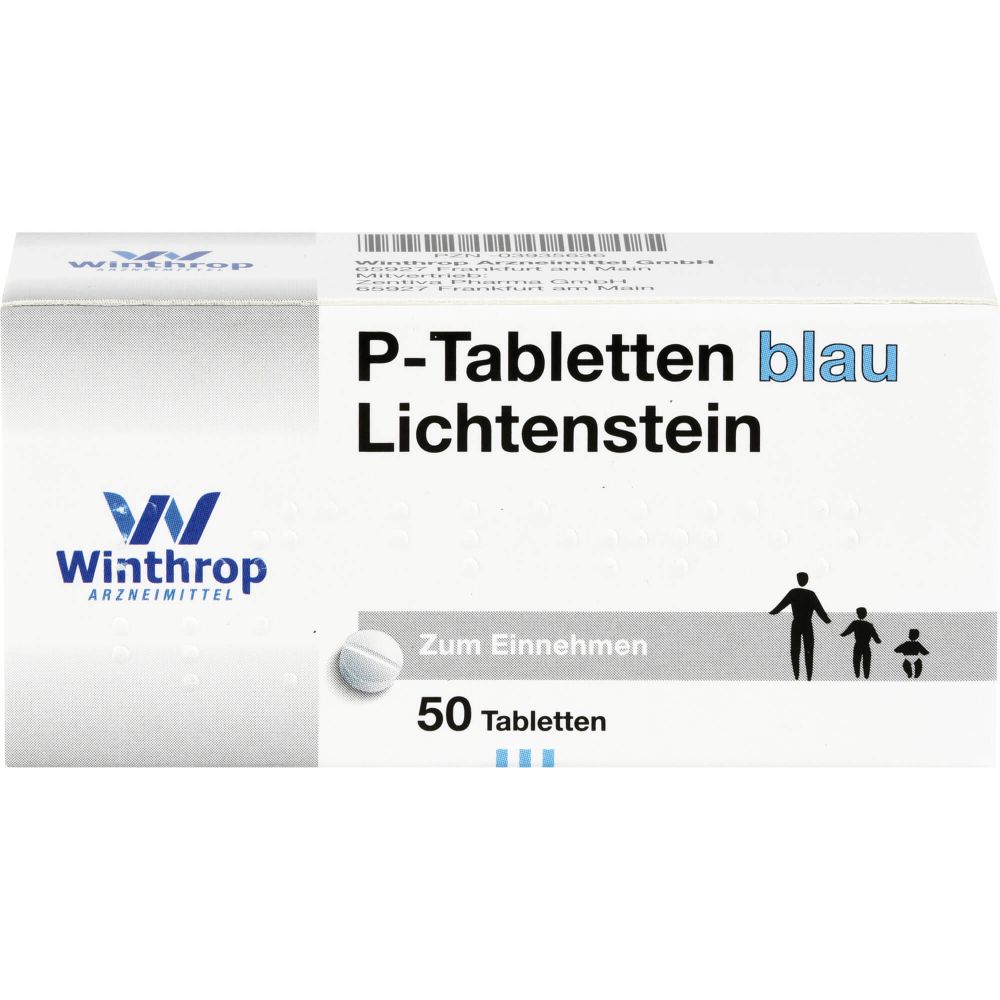 P TABLETTEN blau 8 mm Teilk.