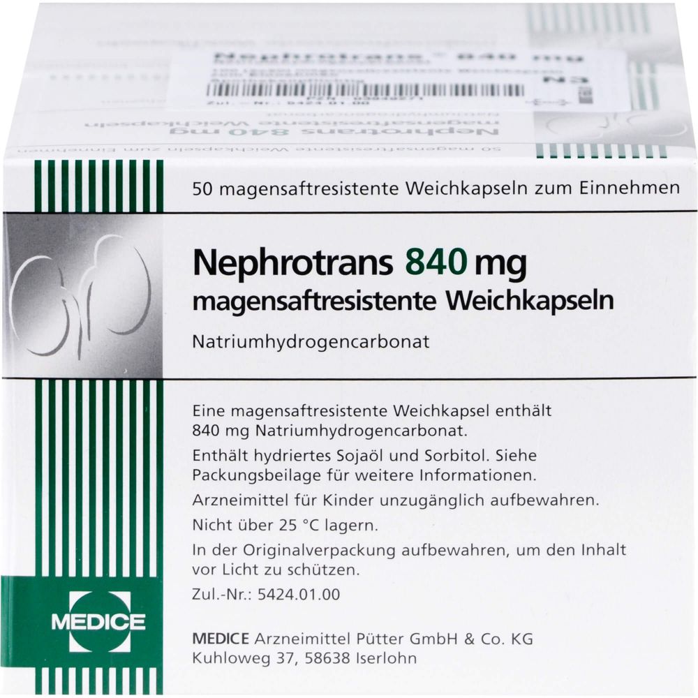 Nephrotrans 840 mg magensaftresistente Kapseln 100 St