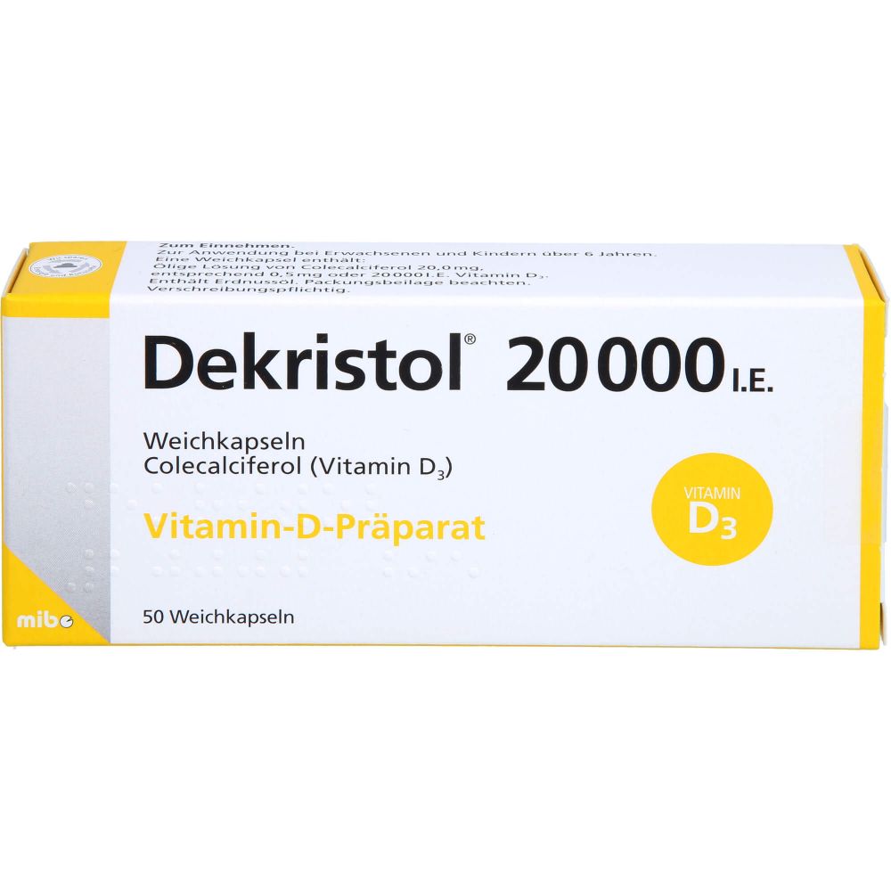 DEKRISTOL 20.000 U.I. capsule moi