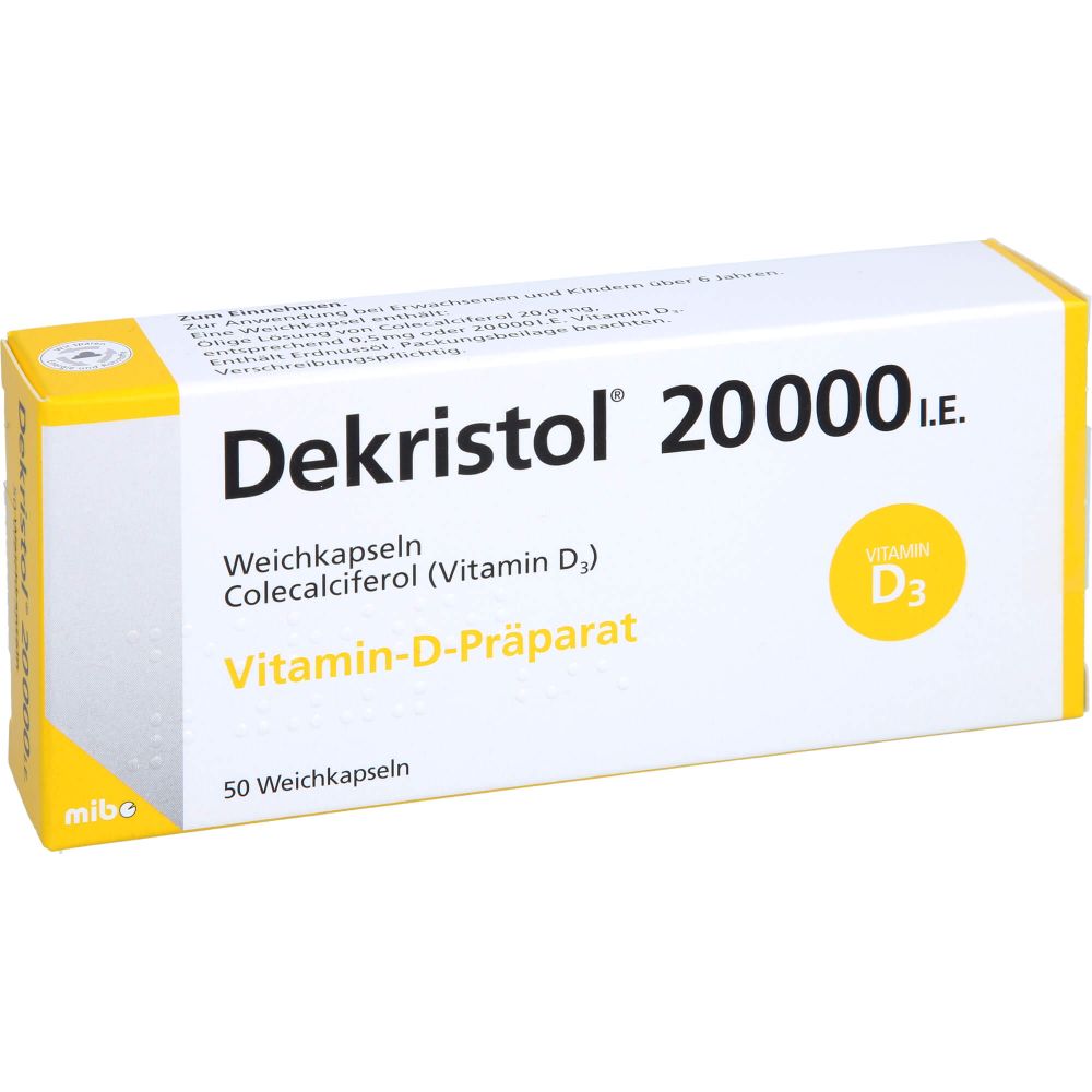 DEKRISTOL 20.000 U.I. capsule moi