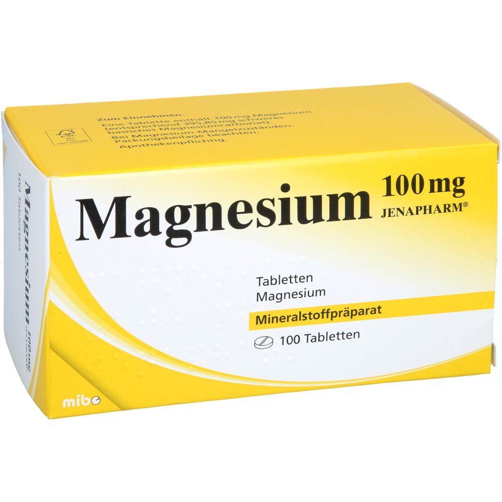 MAGNESIUM 100 mg Jenapharm Tabletten