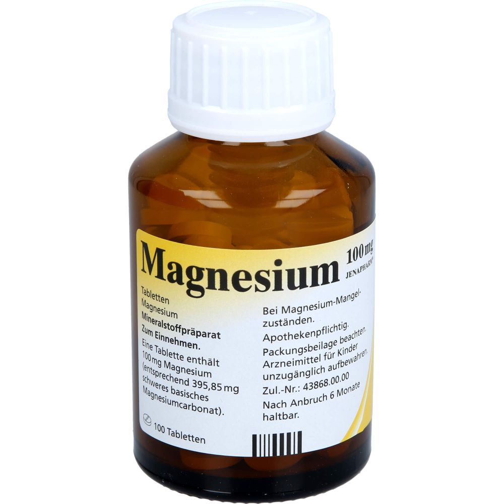 MAGNESIUM 100 mg Jenapharm Tabletten