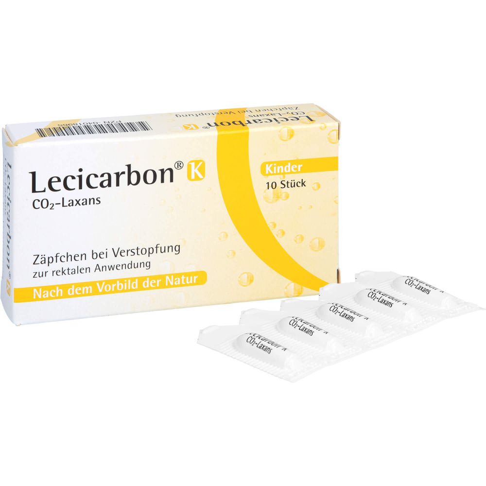 LECICARBON K CO2 Laxans Kindersuppositorien