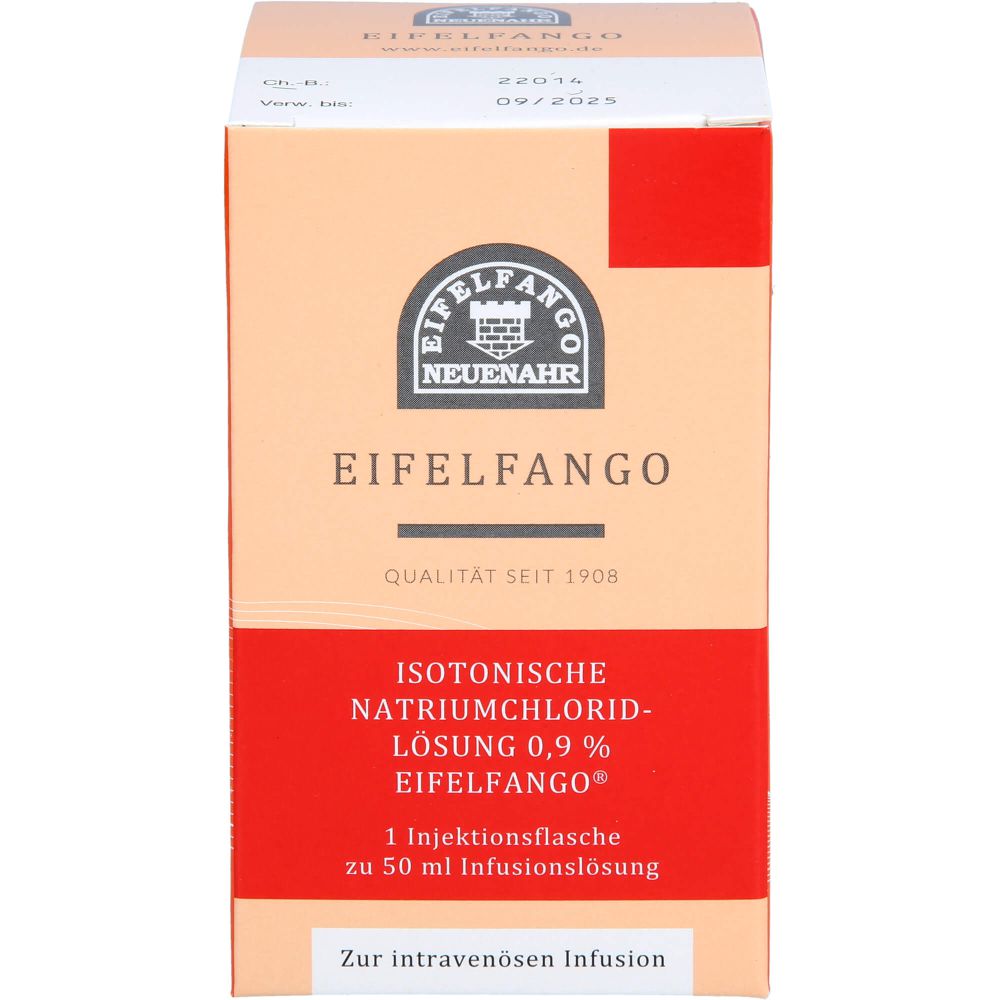 Isotonische NaCl Lösung 0,9% Eifelfango 50 ml