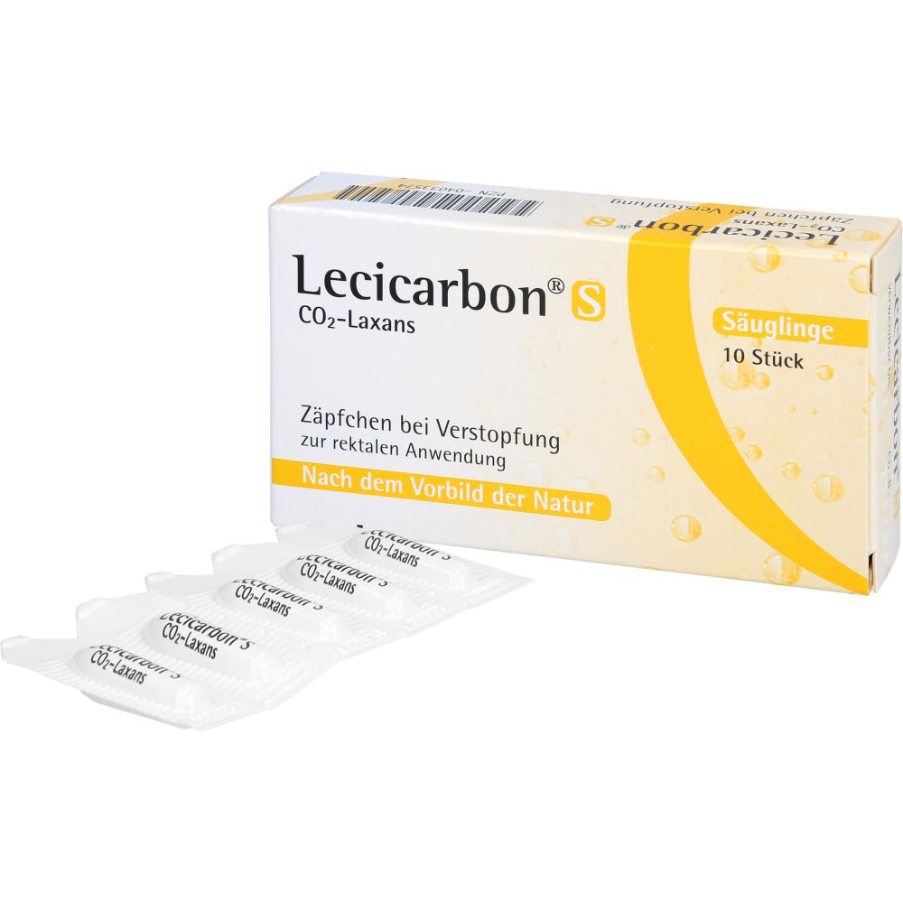 LECICARBON S CO2 Laxans Suppositorien