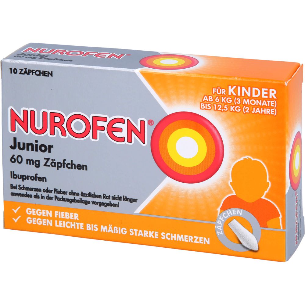 NUROFEN Junior 60 mg Zäpfchen