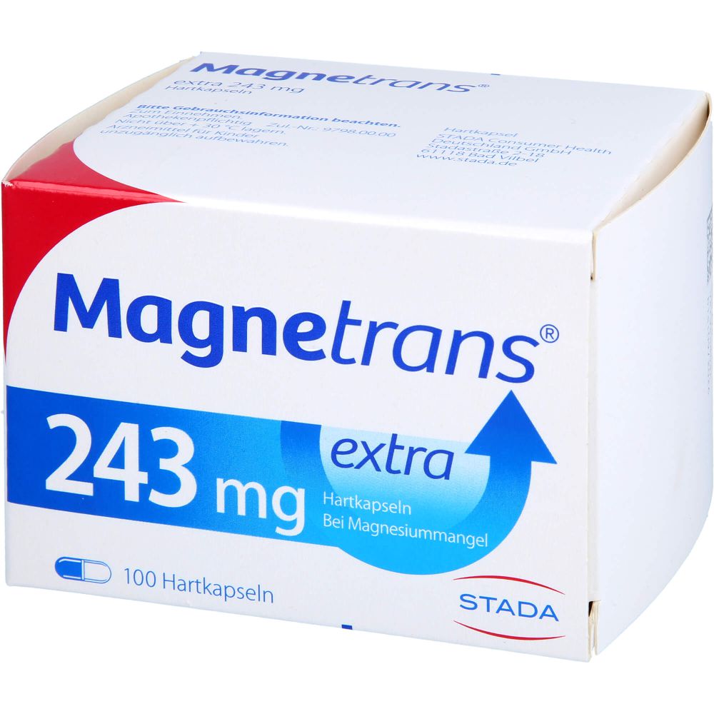 Magnetrans extra 243 mg Hartkapseln 100 St 100 St