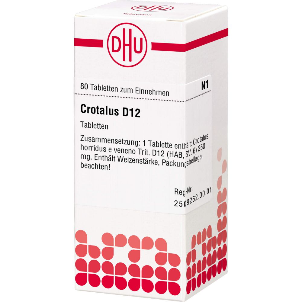 Crotalus D 12 Tabletten 80 St