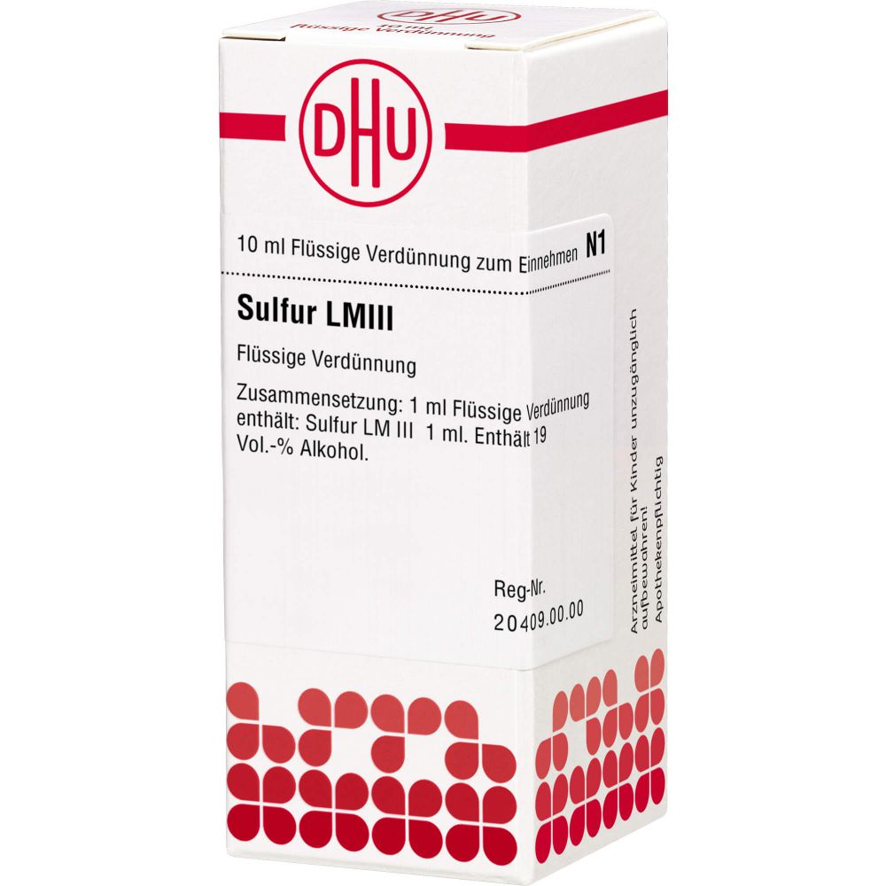 Sulfur Lm Iii Dilution 10 ml 10 ml