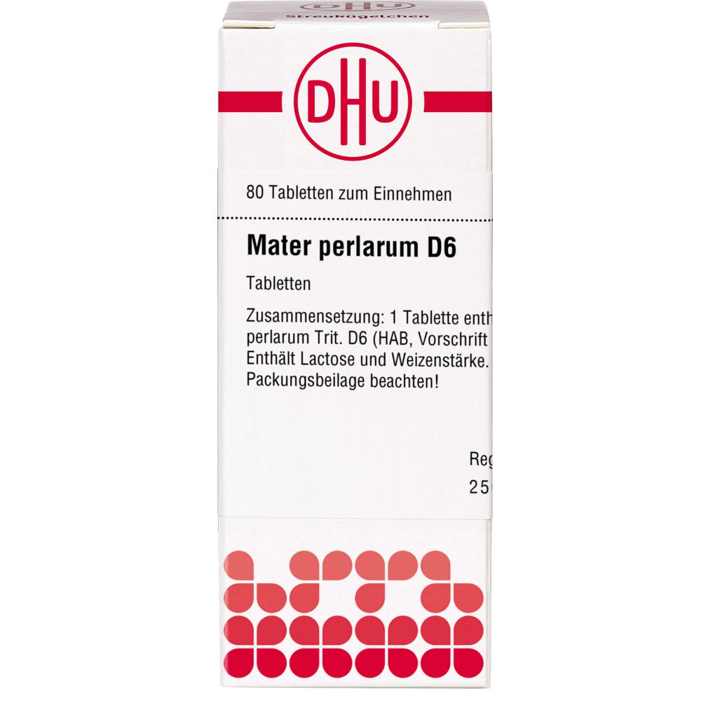 Mater Perlarum D 6 Tabletten 80 St