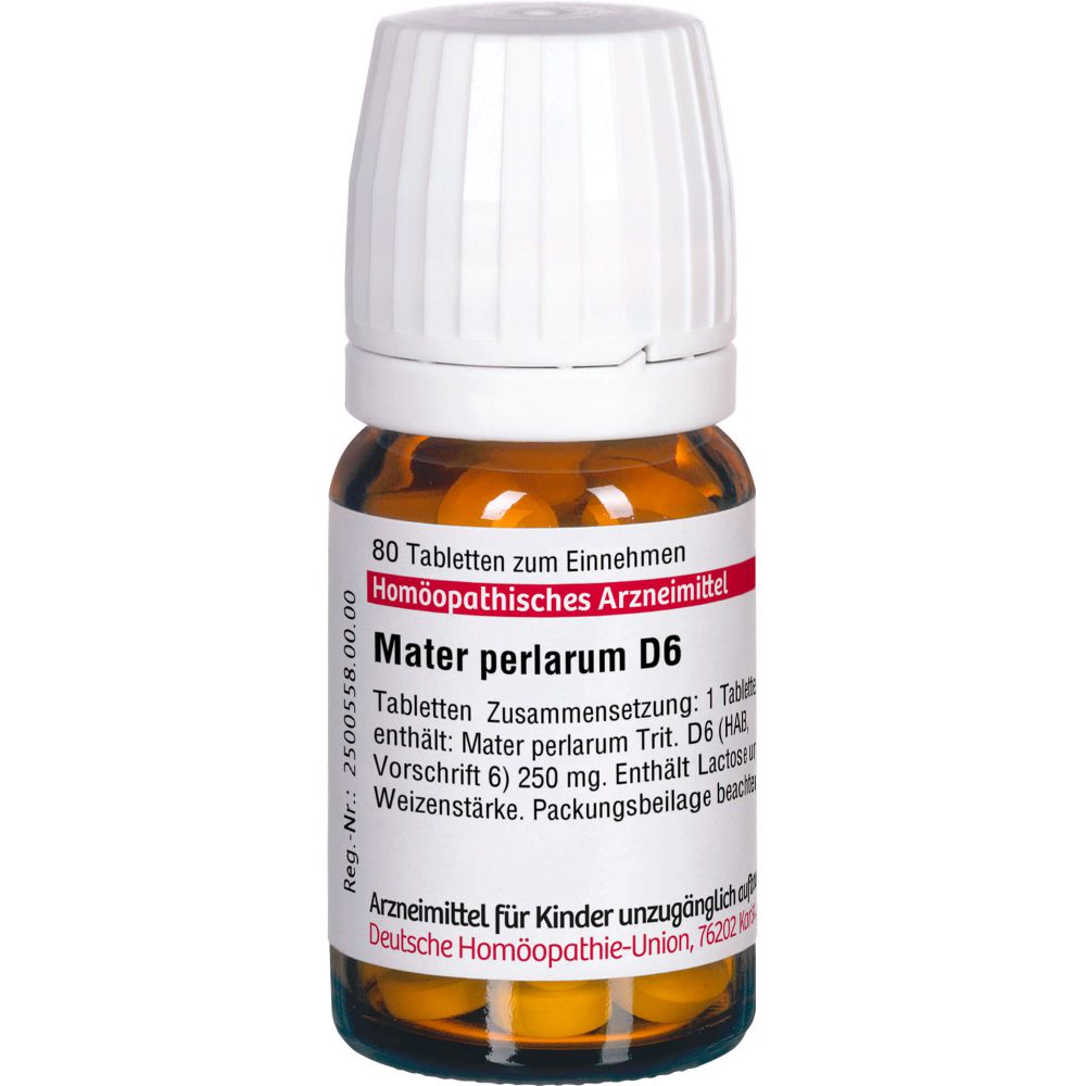 Mater Perlarum D 6 Tabletten 80 St 80 St