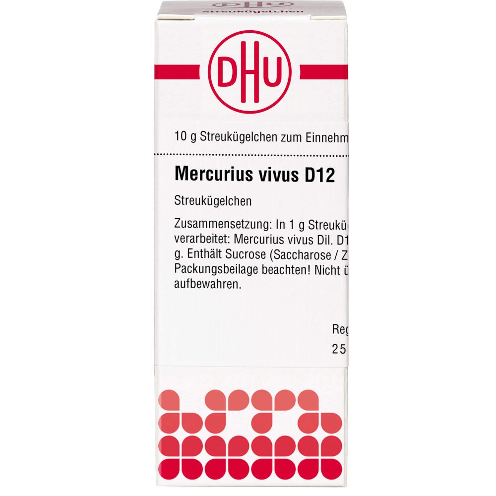 Mercurius Vivus D 12 Globuli 10 g 10 g