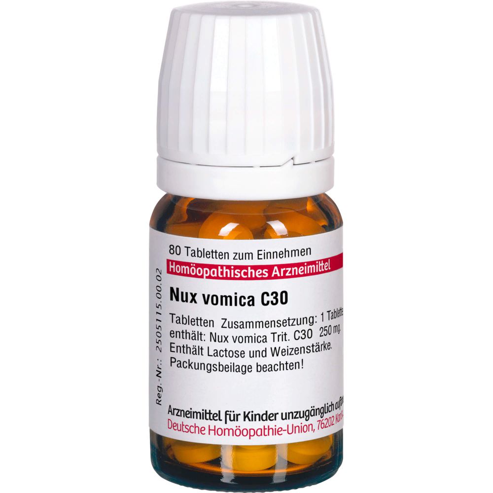 Nux Vomica C 30 Tabletten 80 St 80 St