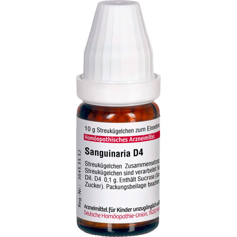 Sanguinaria D 4 Globuli 10 g 10 g