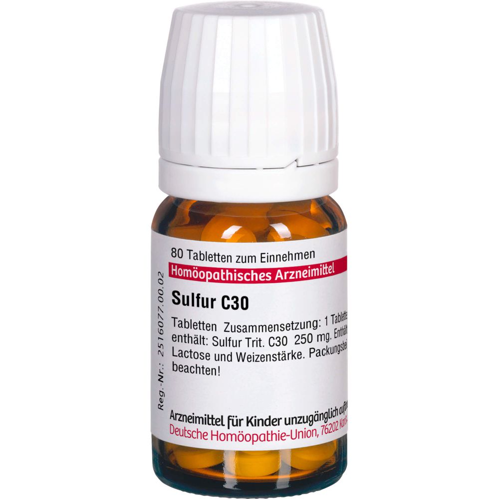 SULFUR C 30 Tabletten