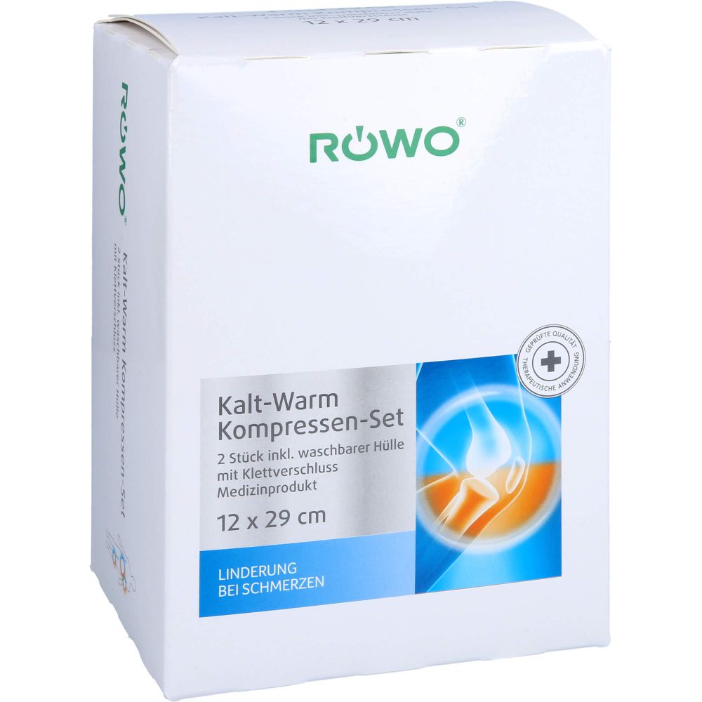 RÖWO Kalt-Warm-Kompresse m.Klettbandage 2 St.