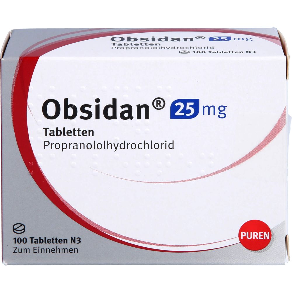 OBSIDAN 25 mg Tabletten