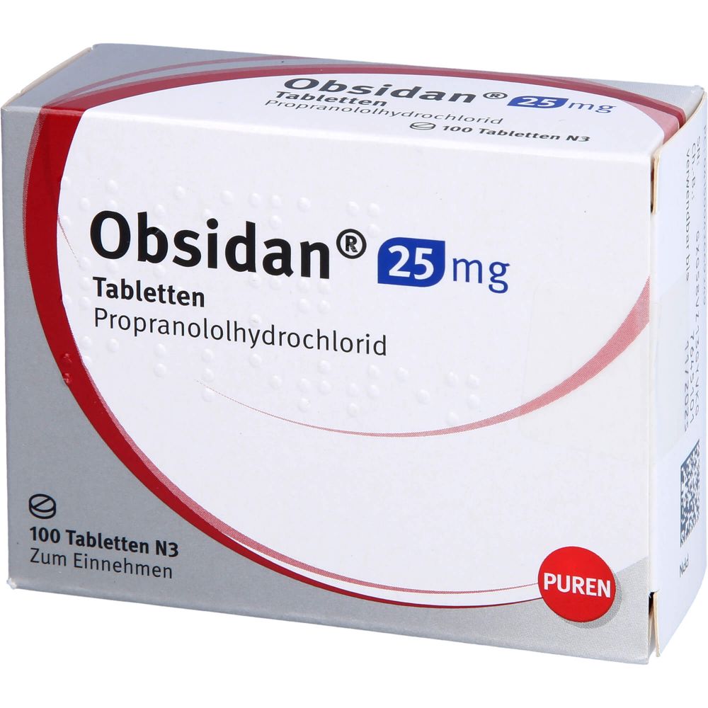 OBSIDAN 25 mg Tabletten