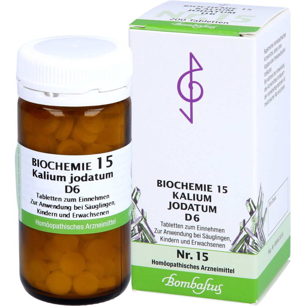 BIOCHEMIE 15 Kalium jodatum D 6 Tabletten