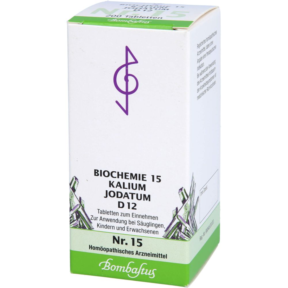 BIOCHEMIE 15 Kalium jodatum D 12 Tabletten