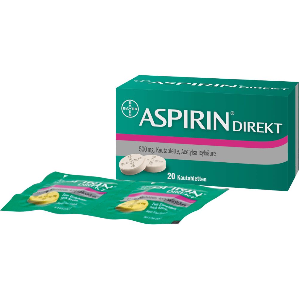 Aspirin Direkt Kautabletten 20 St