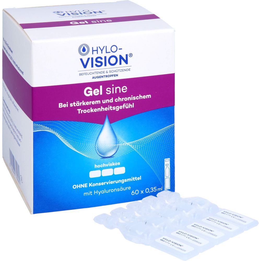 HYLO-VISION Gel sine Einzeldosispipetten