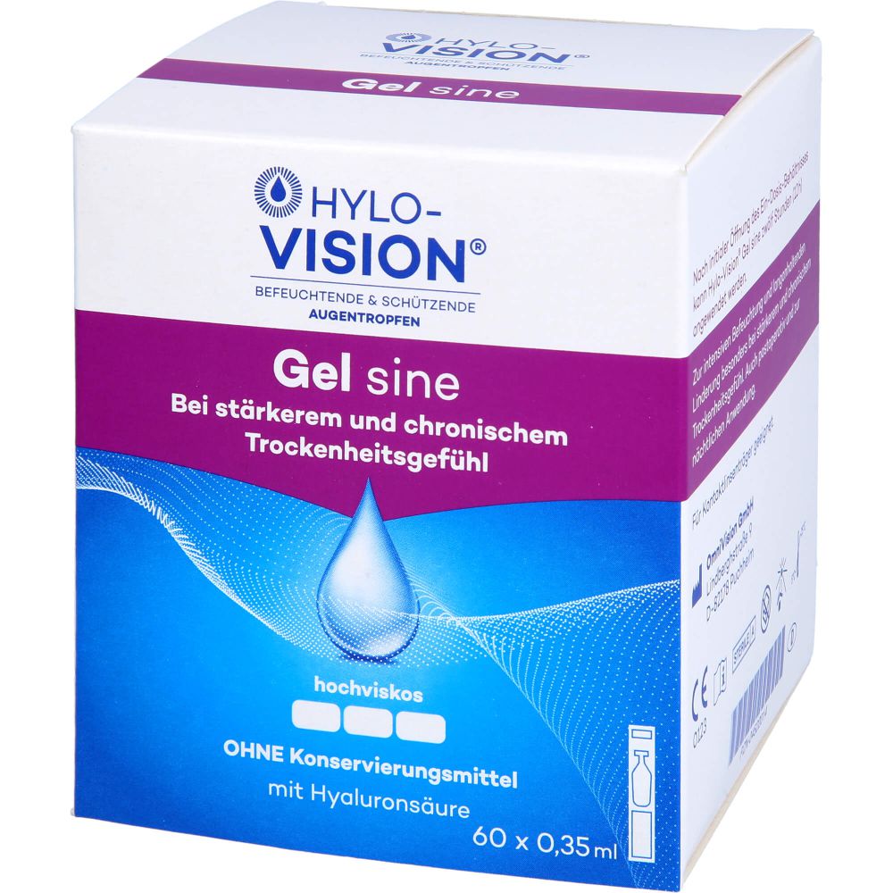Hylo-Vision Gel sine Einzeldosispipetten 21 ml